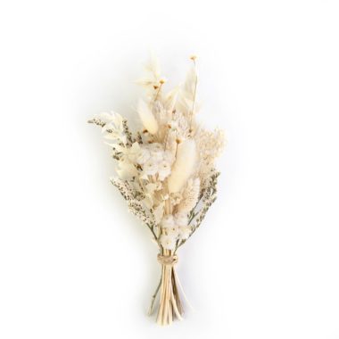 Dried Flower Bouquet WHITE