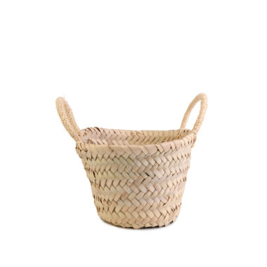 Palm fiber basket (mini)
